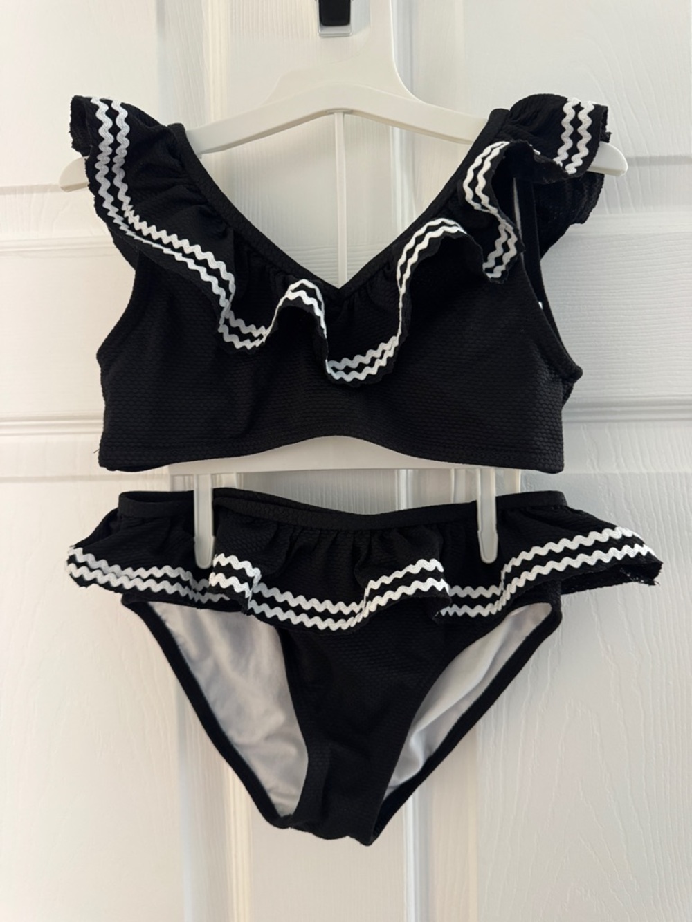 Janie and Jack - Ric Rac Ruffle 2-piece swim - girls size 7